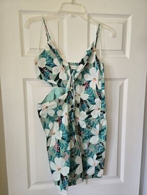 NWT Tropical Floral Cutout Minidress, M